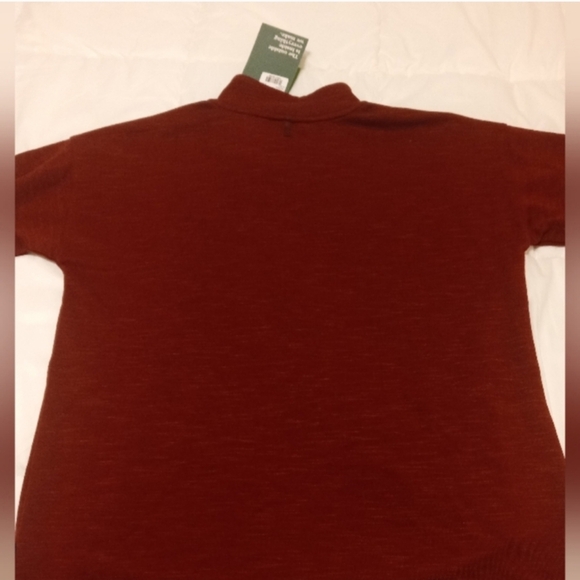 🆕 L.L Bean Women's Explorer Sweatshirt, Funnelneck, Red Wine, Medium, NWT - Picture 8 of 13